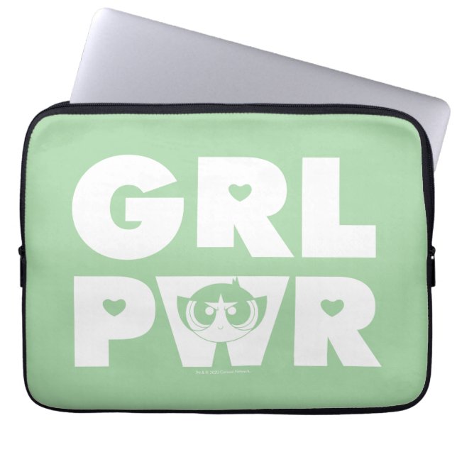Buttertasse: Girl-Power Laptopschutzhülle (Vorderseite)