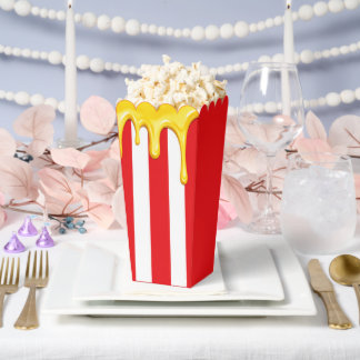 Buttery Stripes Popcorn Geschenkbox Geschenkschachtel