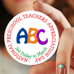 Butto: National Preschool Teachers Appreciate Day Button
