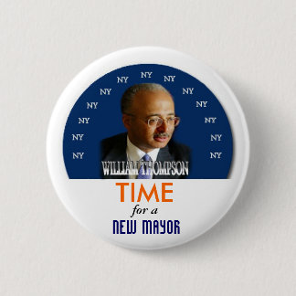 Button 2009 NY Bürgermeisters William Thompson