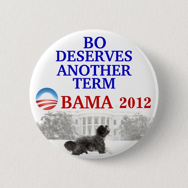 Button 2012 BO Obama (Vorderseite)