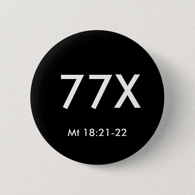 Button 77X (Vorderseite)