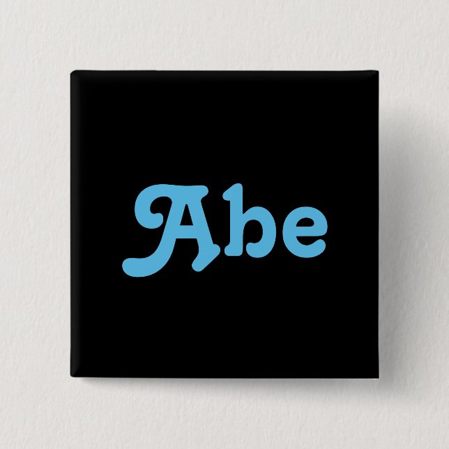 Button Abe (Vorderseite)