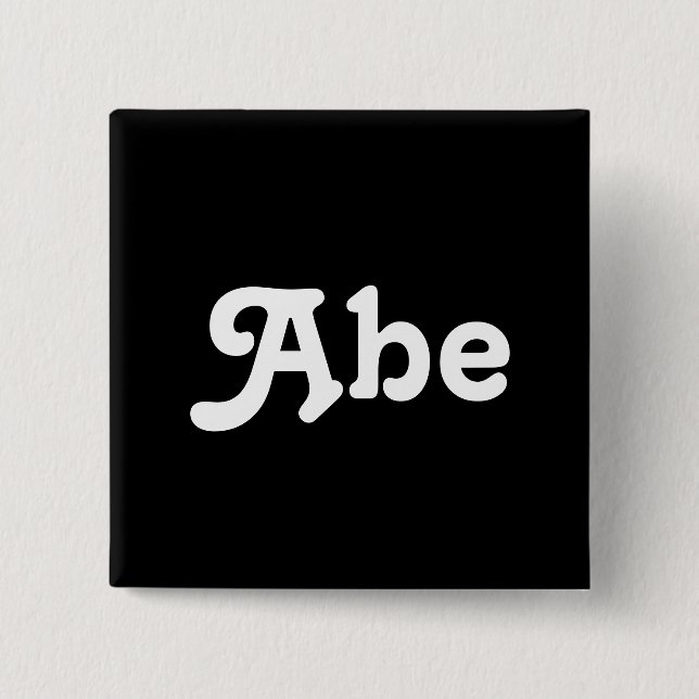 Button Abe (Vorderseite)