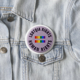 Button-Abzeichen - LGBTQIA-Rechte Menschenrechte Button