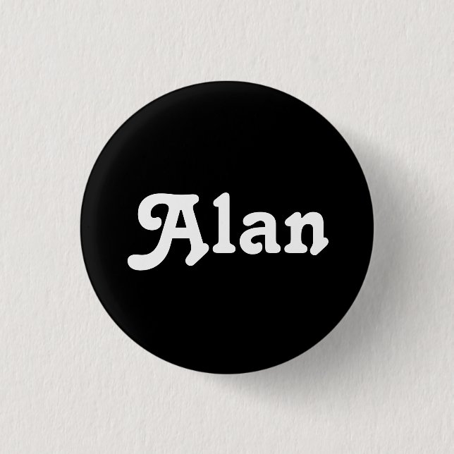 Button Alan (Vorderseite)