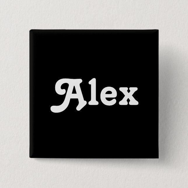 Button Alex (Vorderseite)