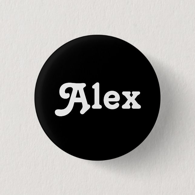 Button Alex (Vorderseite)