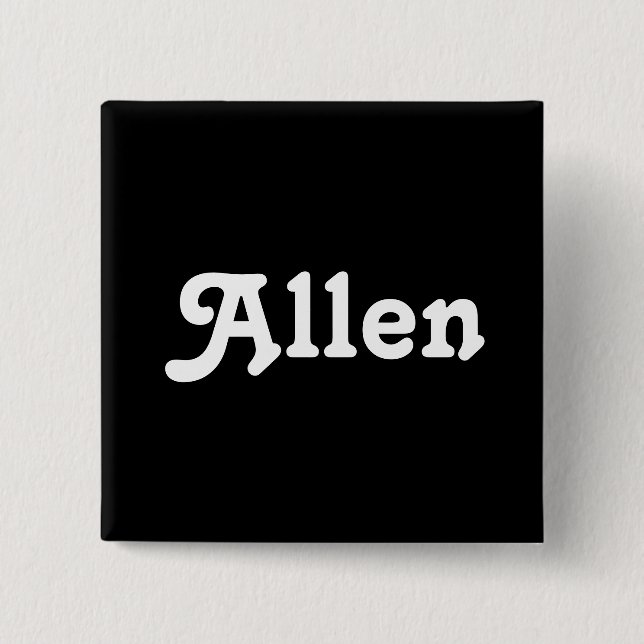 Button Allen (Vorderseite)