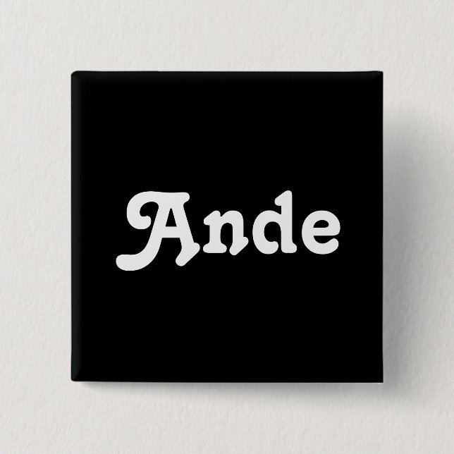 Button Ande (Vorderseite)