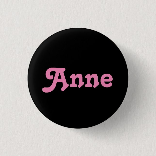 Button Anne (Vorderseite)