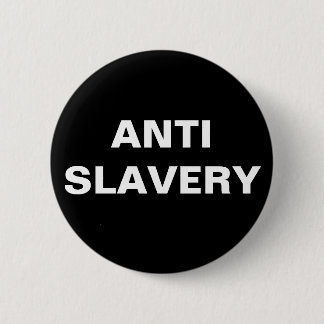 Button Anti Slavery Black