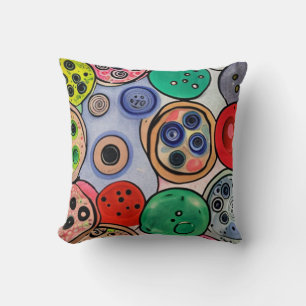 Button Art Kissen