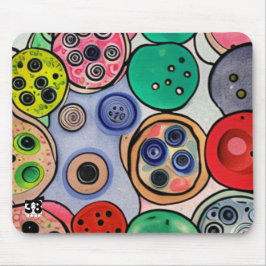 Button Art Mousepad