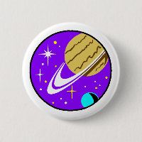 Button-Auf Abzeichen - Kosmologie