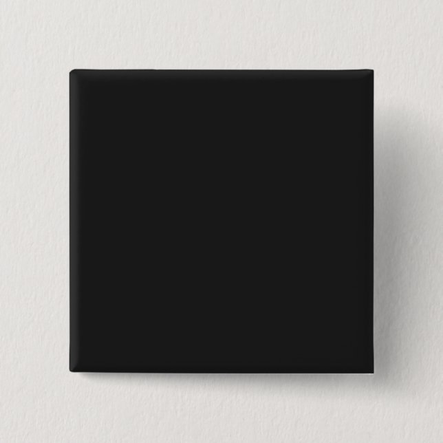 Button-Back-Button von Eerie Black Square Button (Vorderseite)
