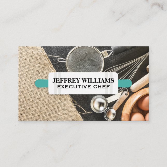 Button | Backzutaten Visitenkarte (Vorderseite)