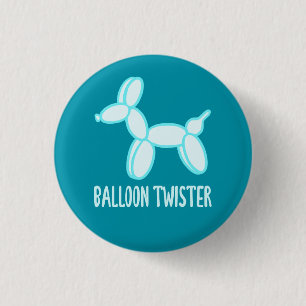 Button "Ballon Twister" (Light Blue)