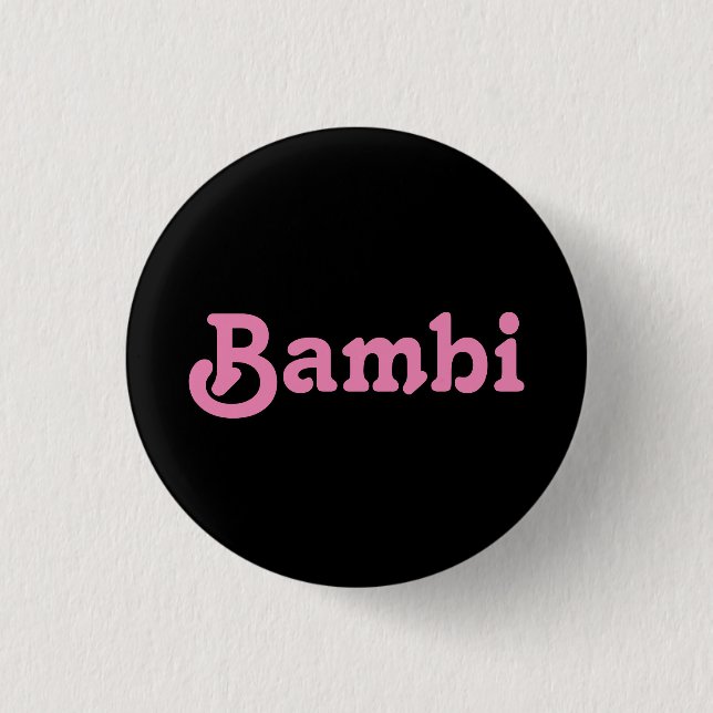 Button Bambi (Vorderseite)