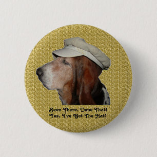 Button Basset Hound war da, getan, dass