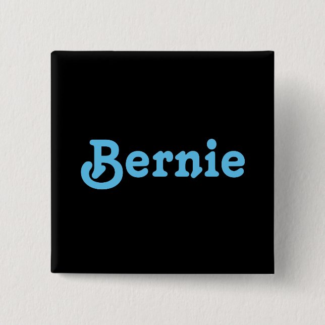 Button Bernie (Vorderseite)