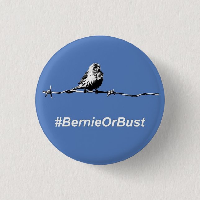 Button Bernie oder Bust (Vorderseite)