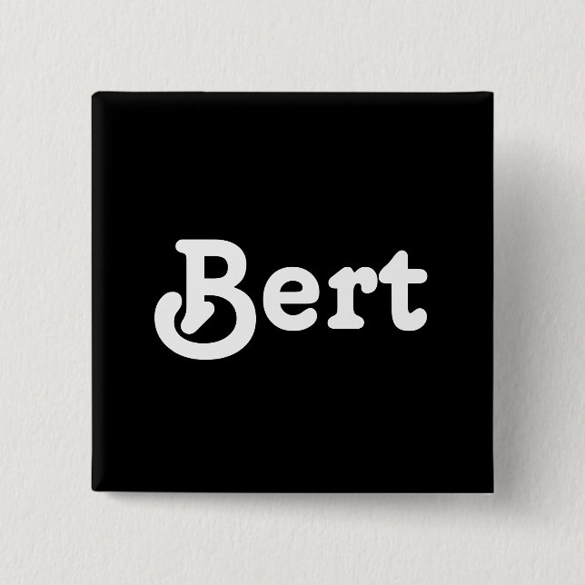 Button Bert (Vorderseite)