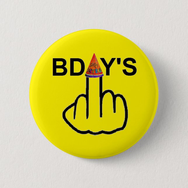 Button Birthday Dreh (Vorderseite)