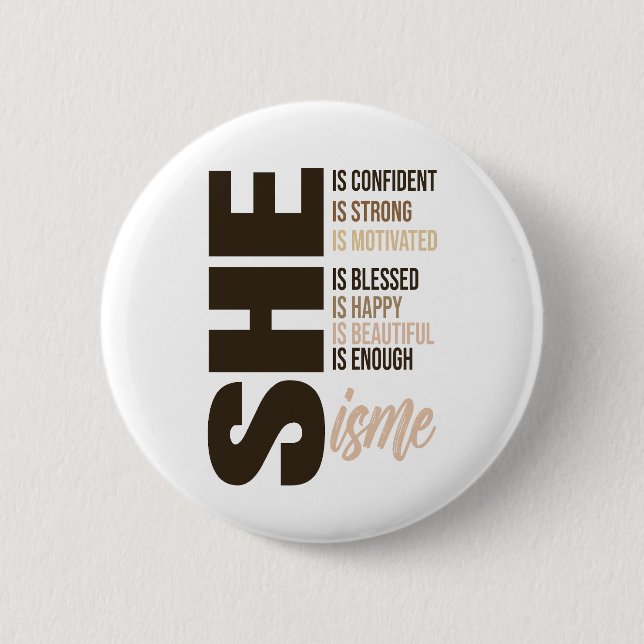 Button-Black History Month Knopfsatz Button (Vorderseite)
