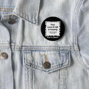 Button - BLACK - QR - PURE Collection