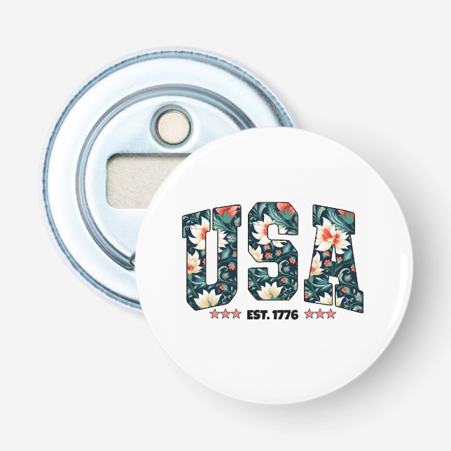 Button Bottle Opener Flaschenöffner (Vorderseite)