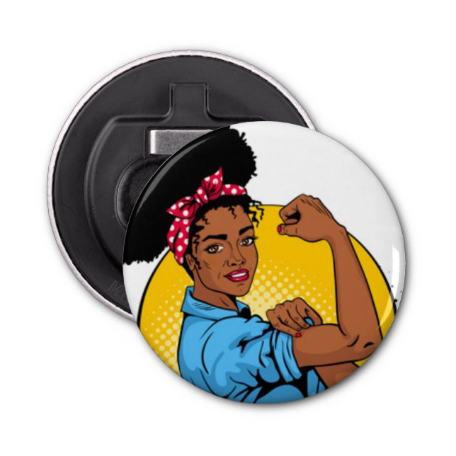 Button Bottle Opener - Wir können es tun! Flaschenöffner (Vorderseite)