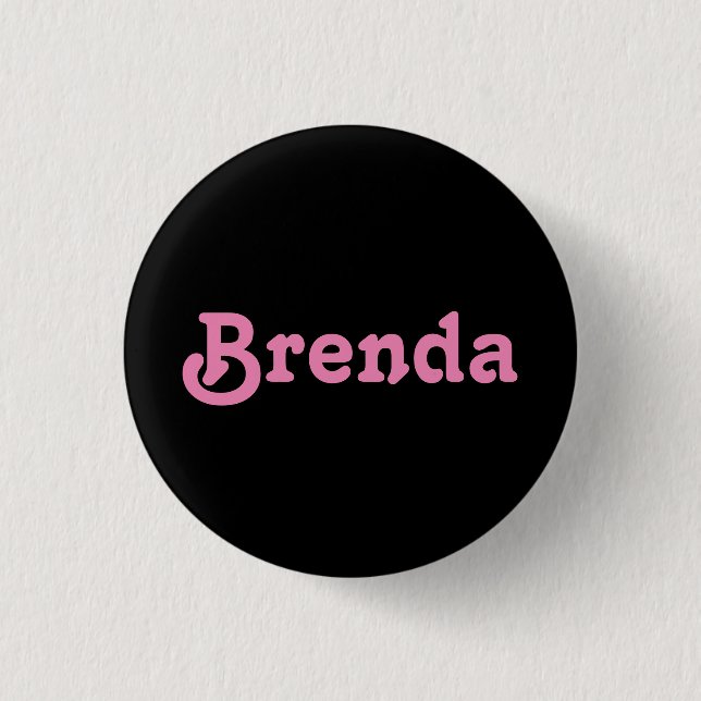 Button Brenda (Vorderseite)