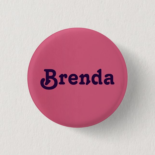 Button Brenda (Vorderseite)