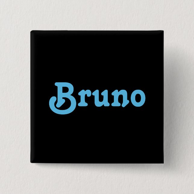 Button Bruno (Vorderseite)