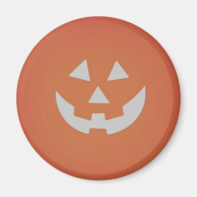 Button-Button von Creepy Pumpkin Halloween Magnet (Vorne)