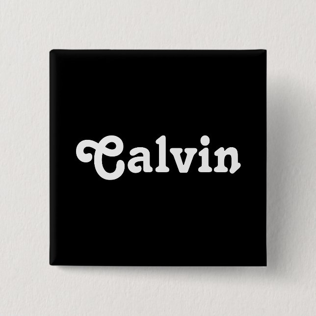 Button Calvin (Vorderseite)