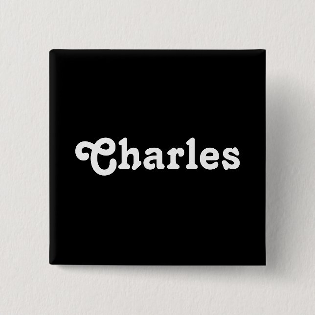 Button Charles (Vorderseite)