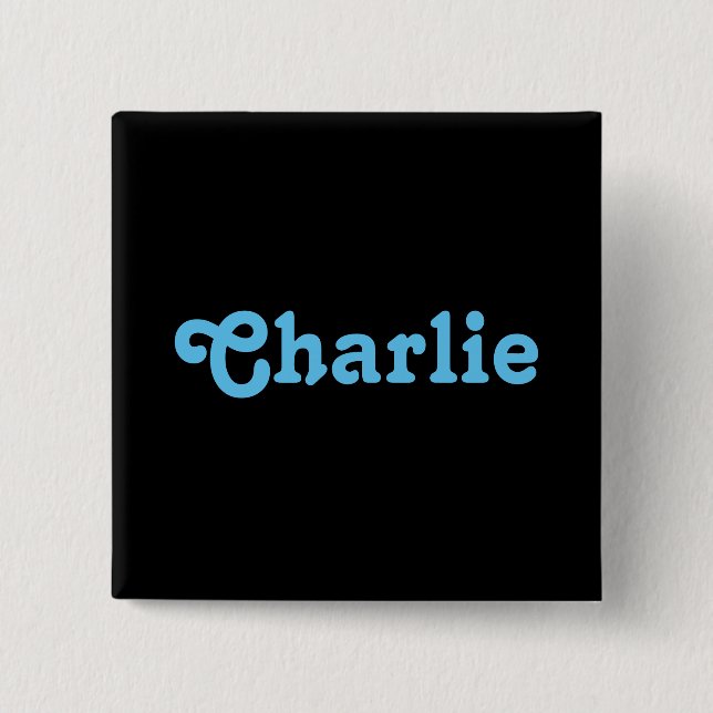 Button Charlie (Vorderseite)