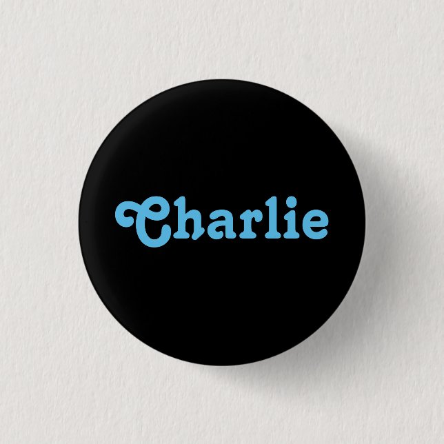 Button Charlie (Vorderseite)