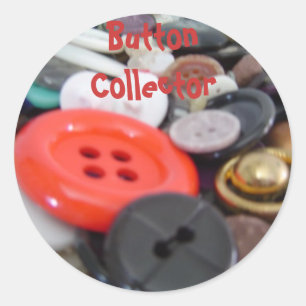 Button-Collector Runder Aufkleber