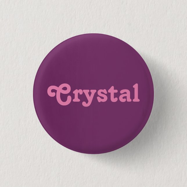Button Crystal (Vorderseite)