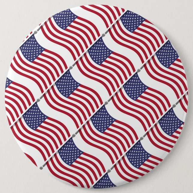 Button der amerikanischen Flag-Taste (Vorderseite)