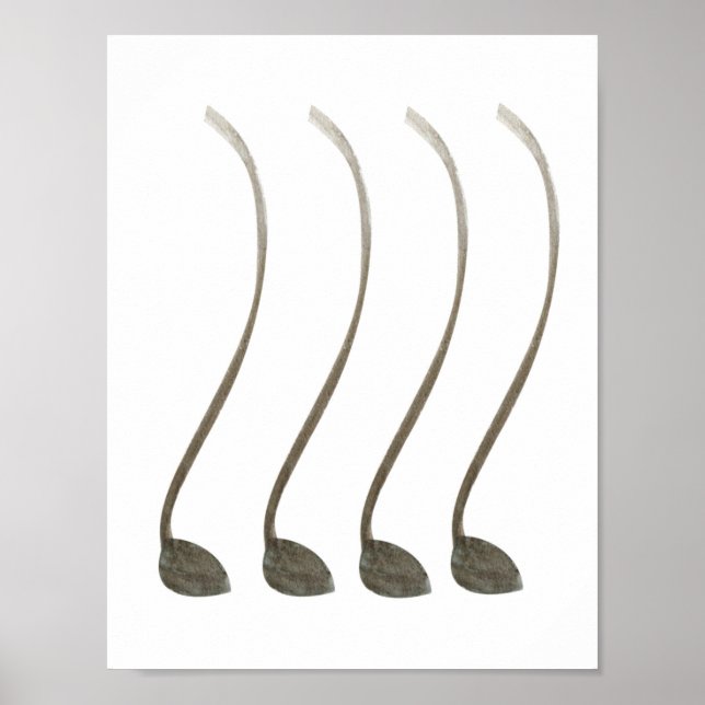 Button der Schwanz Kuh Schwänze Farm Tiere Mädchen Poster (Vorne)