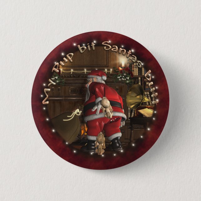 Button der Welpe auf (Vorderseite)