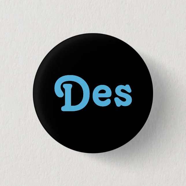 Button Des (Vorderseite)