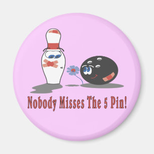 Button des Bowlings-5 Magnet