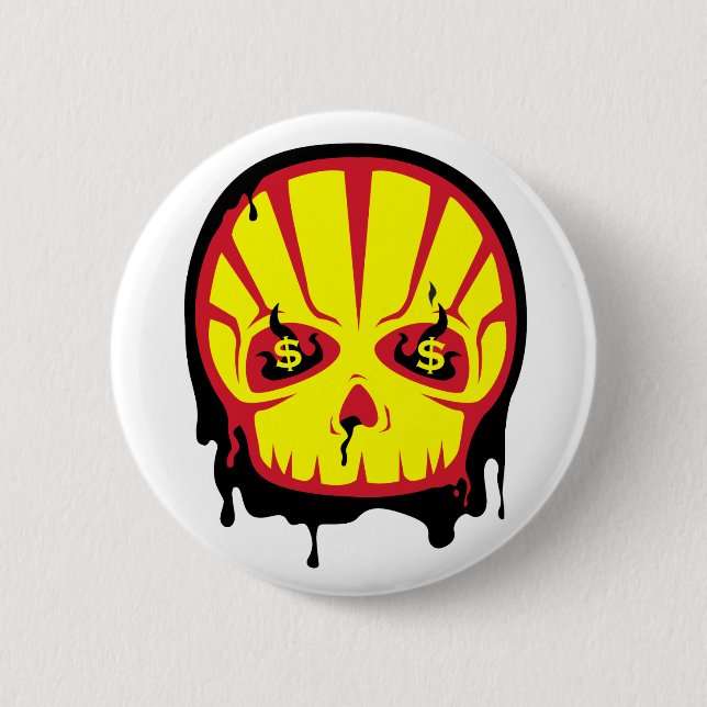 Button des Boykotts $hell (Vorderseite)