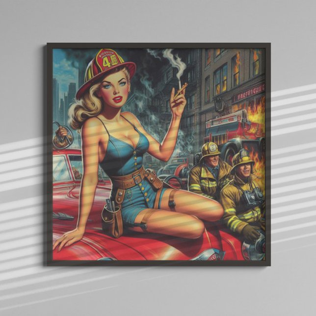 Button des Feuerwehrmanns Poster (Von Creator hochgeladen)