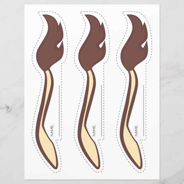 Button des Schwanzes auf der Giraffe - SCHWÄNZE (8 (Vorderseite)